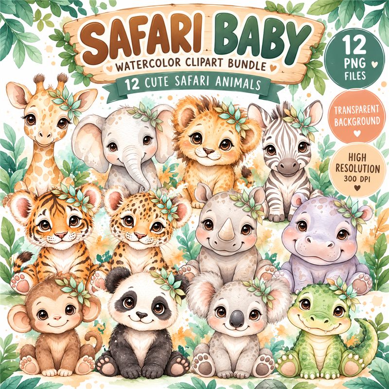 Colección original de animales Safari Baby