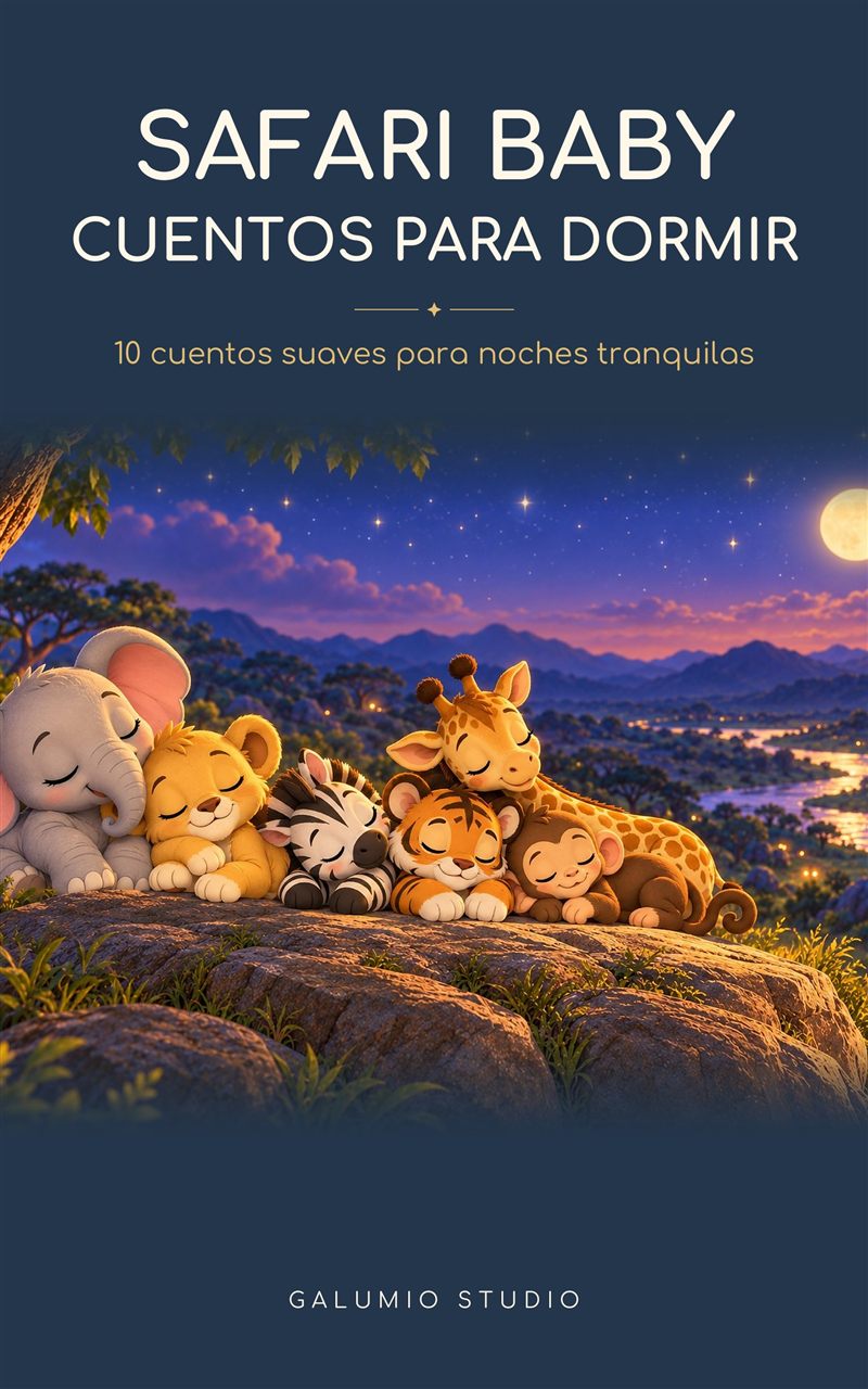 Portada de Safari Baby: Cuentos para Dormir — Español