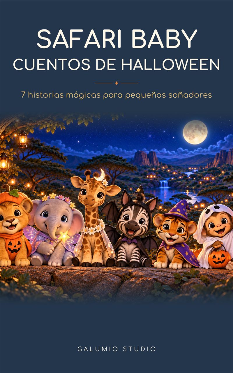 Portada de Safari Baby Halloween · Español